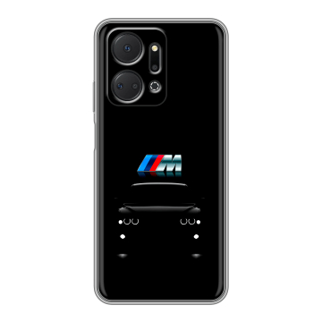 Силиконовый чехол на Huawei Honor X7a с принтом БМВ BMW Силиконовый чехол на Huawei Honor X7a с принтом БМВ BMW