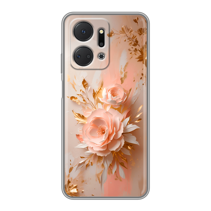 Силиконовый чехол на Huawei Honor X7a с принтом женский Силиконовый чехол на Huawei Honor X7a с принтом женский