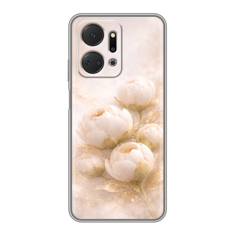 Силиконовый чехол на Huawei Honor X7a с принтом женский Силиконовый чехол на Huawei Honor X7a с принтом женский