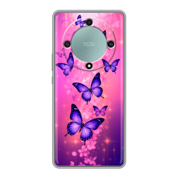 Силиконовый чехол на Huawei Honor X9a с принтом Бабочки