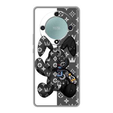Силиконовый чехол на Huawei Honor X9a с принтом Луи робот