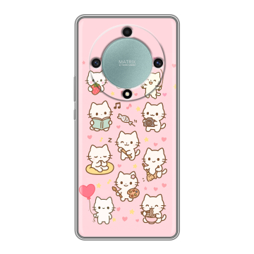 Силиконовый чехол на Huawei Honor X9a с принтом Hello Kitty Хелоу Кити