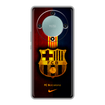 Силиконовый чехол на Huawei Honor X9a с принтом Барселона Barcelona