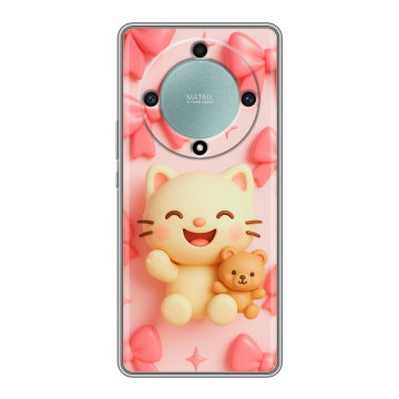 Силиконовый чехол на Huawei Honor X9a с принтом для девочек Силиконовый чехол на Huawei Honor X9a с принтом для девочек