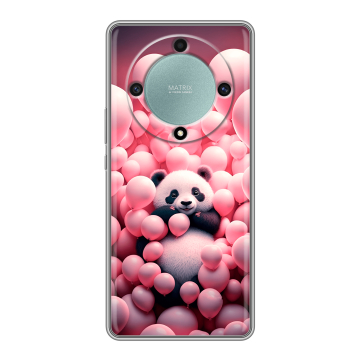 Силиконовый чехол на Huawei Honor X9a с принтом Панда Силиконовый чехол на Huawei Honor X9a с принтом Панда