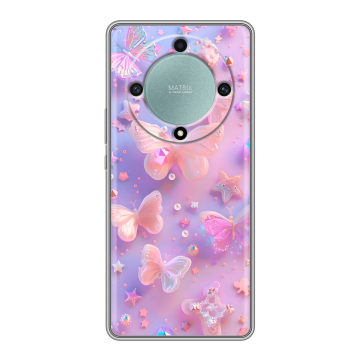 Силиконовый чехол на Huawei Honor X9a с принтом Бабочки