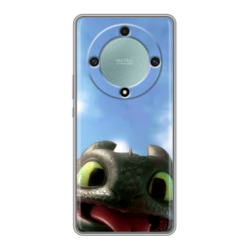 Силиконовый чехол на Huawei Honor X9a с принтом Как приручить дракона