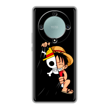 Силиконовый чехол на Huawei Honor X9a с принтом One Piece Ван Пис