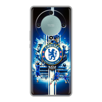 Силиконовый чехол на Huawei Honor X9a с принтом Chelsea Челси
