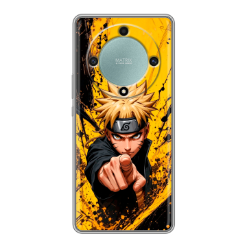 Силиконовый чехол на Huawei Honor X9a с принтом Naruto Наруто