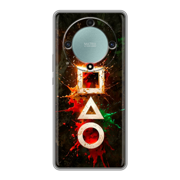 Силиконовый чехол на Huawei Honor X9a с принтом Squid Game Игра кальмара Силиконовый чехол на Huawei Honor X9a с принтом Squid Game Игра кальмара