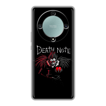 Силиконовый чехол на Huawei Honor X9a с принтом Death note Тетрадь смерти Силиконовый чехол на Huawei Honor X9a с принтом Death note Тетрадь смерти