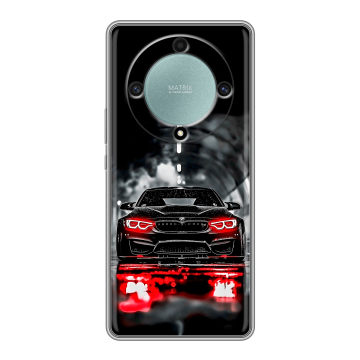 Силиконовый чехол на Huawei Honor X9a с принтом BMW БМВ Силиконовый чехол на Huawei Honor X9a с принтом BMW БМВ