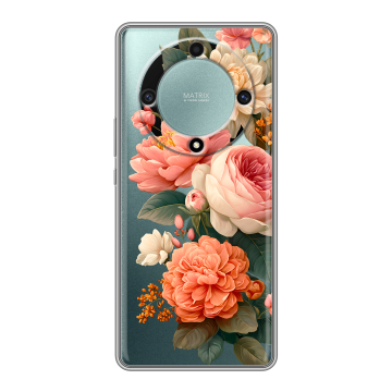Силиконовый чехол на Huawei Honor X9a с принтом цветы