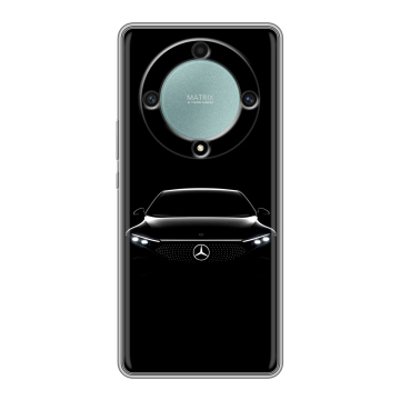 Силиконовый чехол на Huawei Honor X9a с принтом Mercedes Мерседес