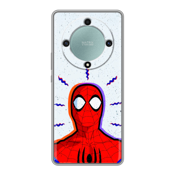 Силиконовый чехол на Huawei Honor X9a с принтом Spiderman Человек паук