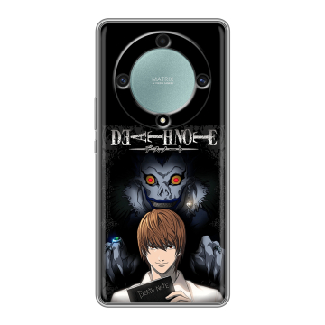 Силиконовый чехол на Huawei Honor X9a с принтом Death note Тетрадь смерти