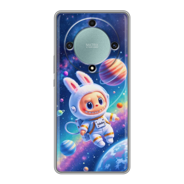 Силиконовый чехол на Huawei Honor X9a с принтом Labubu Лабубу Силиконовый чехол на Huawei Honor X9a с принтом Labubu Лабубу