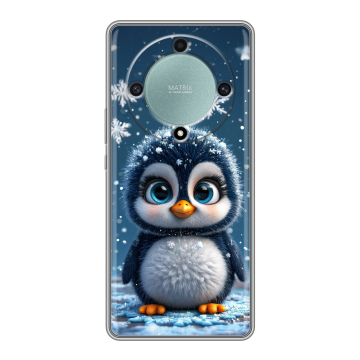 Силиконовый чехол на Huawei Honor X9a с принтом Новый год