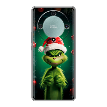 Силиконовый чехол на Huawei Honor X9a с принтом Гринч Новый год Рождество