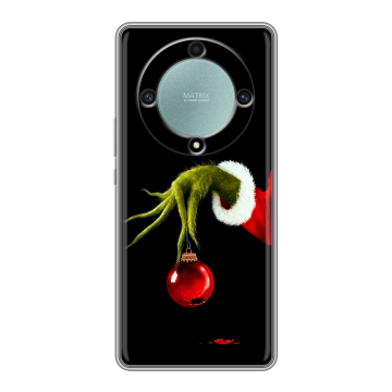 Силиконовый чехол на Huawei Honor X9a с принтом Новый год Гринч