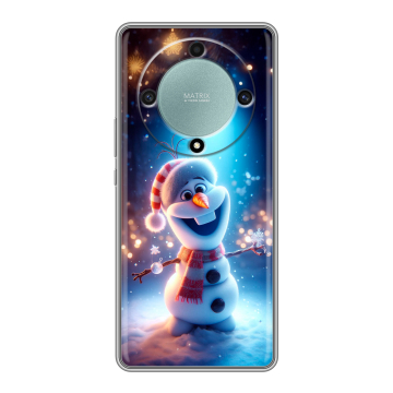 Силиконовый чехол на Huawei Honor X9a с принтом Новый год