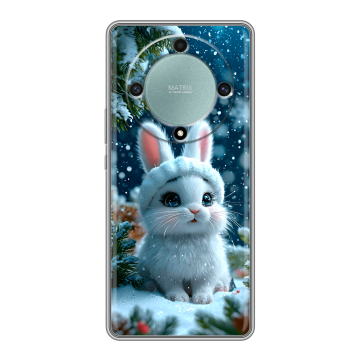 Силиконовый чехол на Huawei Honor X9a с принтом Новый год