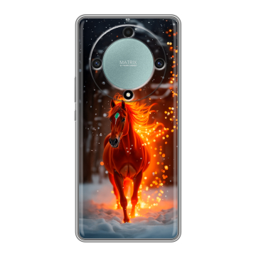 Силиконовый чехол на Huawei Honor X9a с принтом Новый год Силиконовый чехол на Huawei Honor X9a с принтом Новый год