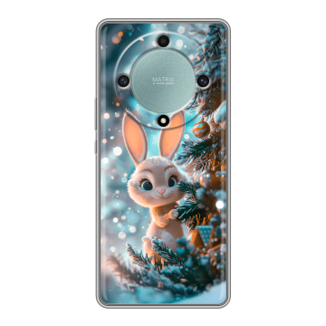 Силиконовый чехол на Huawei Honor X9a с принтом Новый год Силиконовый чехол на Huawei Honor X9a с принтом Новый год