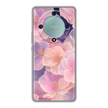 Силиконовый чехол на Huawei Honor X9a с принтом женский