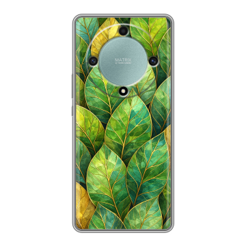 Силиконовый чехол на Huawei Honor X9a с принтом женский