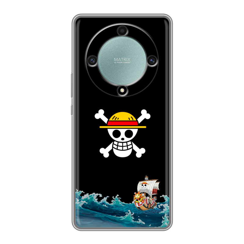 Силиконовый чехол на Huawei Honor X9a с принтом One Piece Ван Пис Силиконовый чехол на Huawei Honor X9a с принтом One Piece Ван Пис
