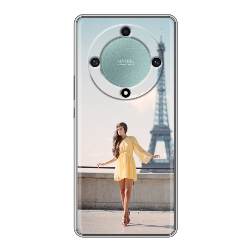 Силиконовый противоударный чехол на Huawei Honor X9a с принтом Париж Силиконовый противоударный чехол на Huawei Honor X9a с принтом Париж