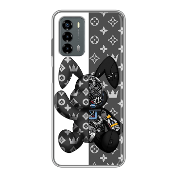 Силиконовый чехол на ZTE Blade V40 Vita с принтом Луи робот Силиконовый чехол на ZTE Blade V40 Vita с принтом Луи робот