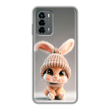 Силиконовый чехол на ZTE Blade V40 Vita с принтом Кролик