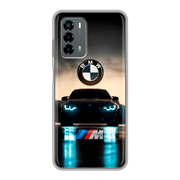Силиконовый чехол на ZTE Blade V40 Vita с принтом БМВ BMW