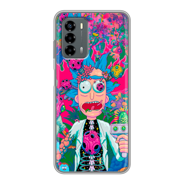 Силиконовый чехол на ZTE Blade V40 Vita с принтом Рик и Морти Rick Morty Силиконовый чехол на ZTE Blade V40 Vita с принтом Рик и Морти Rick Morty