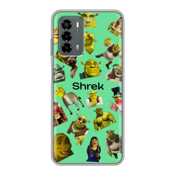 Силиконовый чехол на ZTE Blade V40 Vita с принтом Шрек Shrek