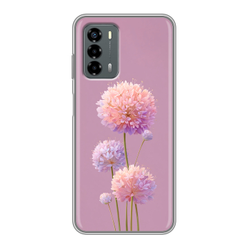 Силиконовый чехол на ZTE Blade V40 Vita с принтом Цветы