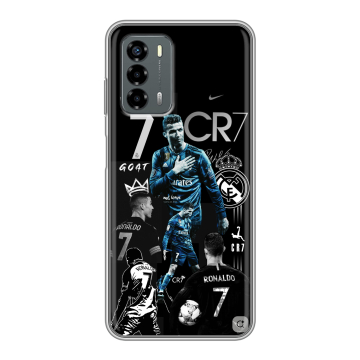Силиконовый чехол на ZTE Blade V40 Vita с принтом Реал Роналдо Силиконовый чехол на ZTE Blade V40 Vita с принтом Реал Роналдо