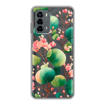 Силиконовый чехол на ZTE Blade V40 Vita с принтом женский
