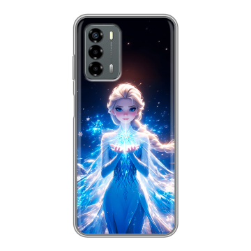 Силиконовый чехол на ZTE Blade V40 Vita с принтом Холодное сердце Frozen Силиконовый чехол на ZTE Blade V40 Vita с принтом Холодное сердце Frozen