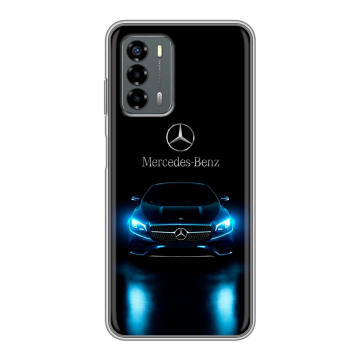 Силиконовый чехол на ZTE Blade V40 Vita с принтом Mercedes Мерседес Силиконовый чехол на ZTE Blade V40 Vita с принтом Mercedes Мерседес