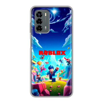 Силиконовый чехол на ZTE Blade V40 Vita с принтом Roblox Роблокс Силиконовый чехол на ZTE Blade V40 Vita с принтом Roblox Роблокс
