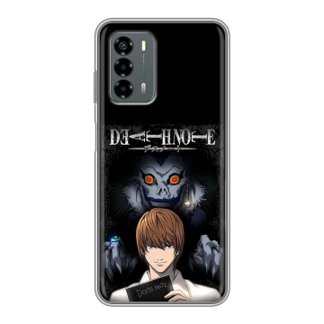 Силиконовый чехол на ZTE Blade V40 Vita с принтом Death note Тетрадь смерти