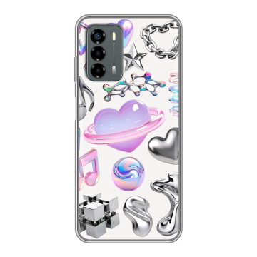 Силиконовый чехол на ZTE Blade V40 Vita с принтом Y2K Силиконовый чехол на ZTE Blade V40 Vita с принтом Y2K
