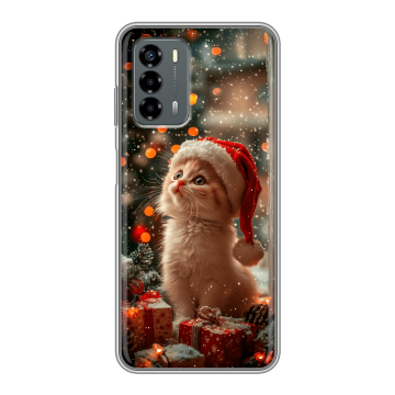 Силиконовый чехол на ZTE Blade V40 Vita с принтом Новый год