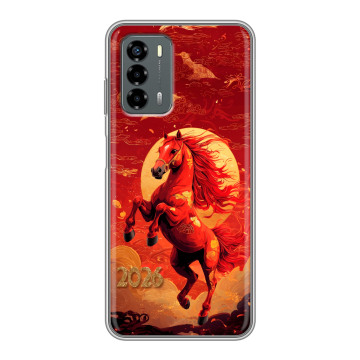 Силиконовый чехол на ZTE Blade V40 Vita с принтом Новый год