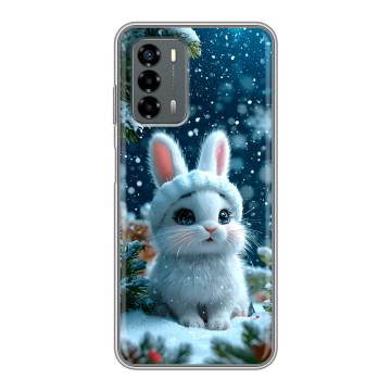 Силиконовый чехол на ZTE Blade V40 Vita с принтом Новый год