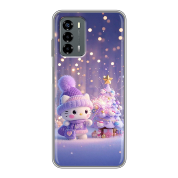 Силиконовый чехол на ZTE Blade V40 Vita с принтом Новый год Силиконовый чехол на ZTE Blade V40 Vita с принтом Новый год